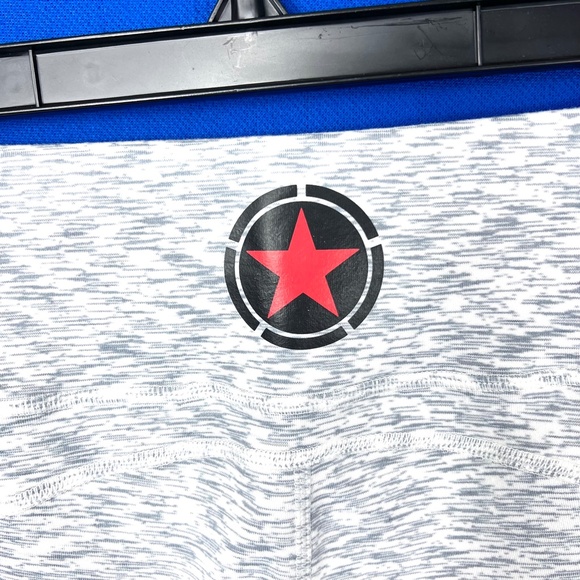 🚫SOLD! 🏋🏻‍♀️•NWOT |•SAVAGE BARBELL•| 🏋🏻‍♀️ Heathered Capri Leggings - Picture 6 of 11